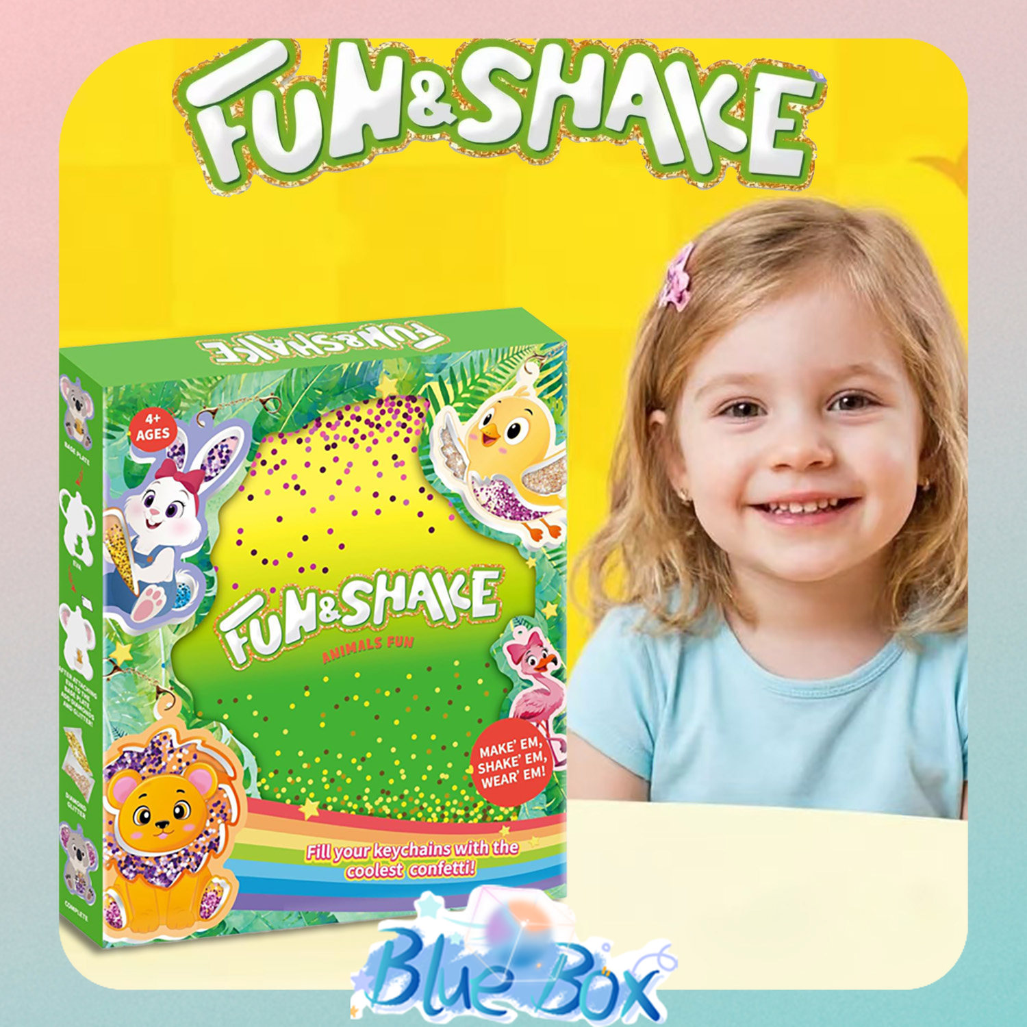 Model Kit Unicorn - Autentyczny zestaw DIY do tworzenia shakerów