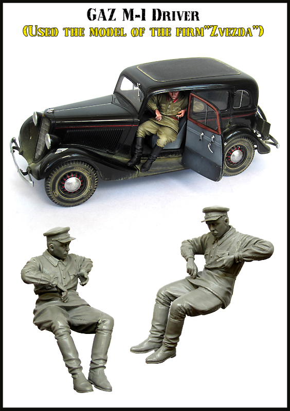 Model Kit Zvezda - Zestaw modelarski figurki żywicznej w skali
