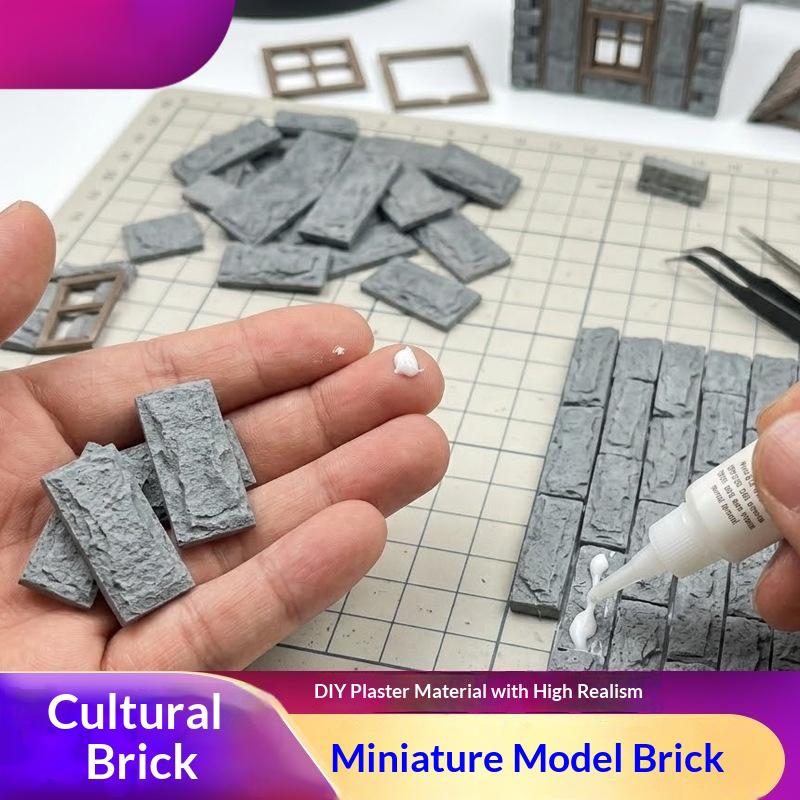 Model Kit Wall E - (BF06) 10 szt. Miniaturowe cegły w