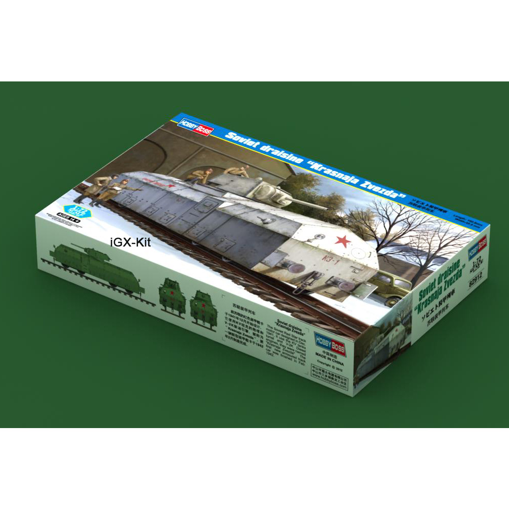 Model Kit Zvezda - Hobbyboss 82912 Skala 1/72 Radziecki Pociąg