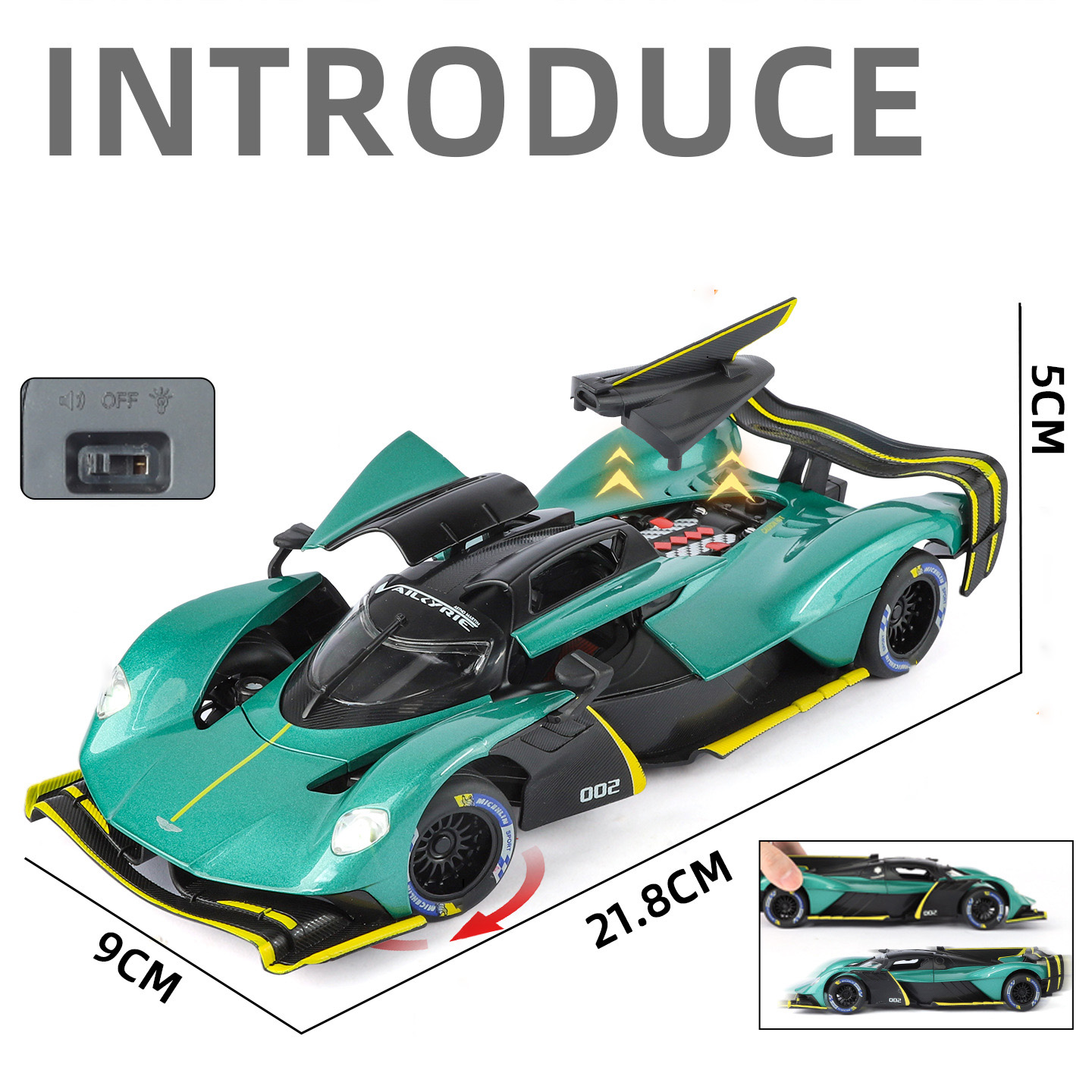 1:24 Valkyrie Spider Supercar  – Model Kit Valkyrie recenzja i cena