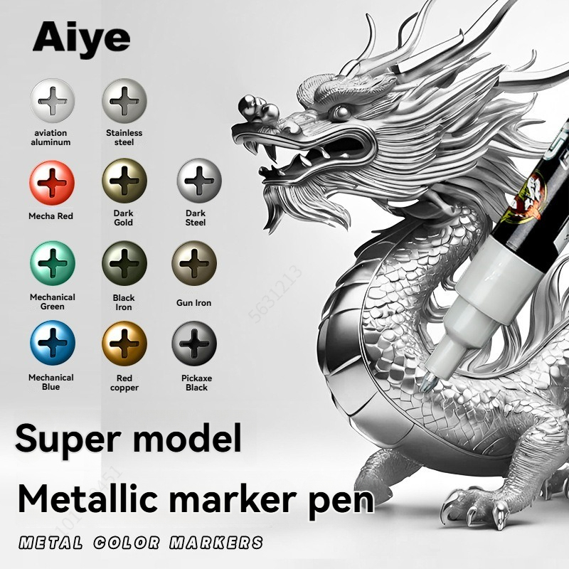 Metaliczne markery, pisaki do  – Model Kit Markers recenzja i cena