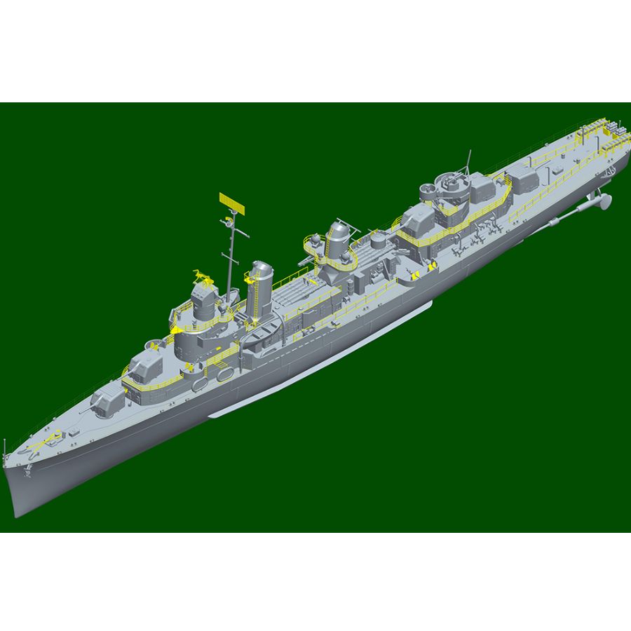 Fletcher DD-445 USS Destroyer  – Model Kit Destroyer recenzja i cena