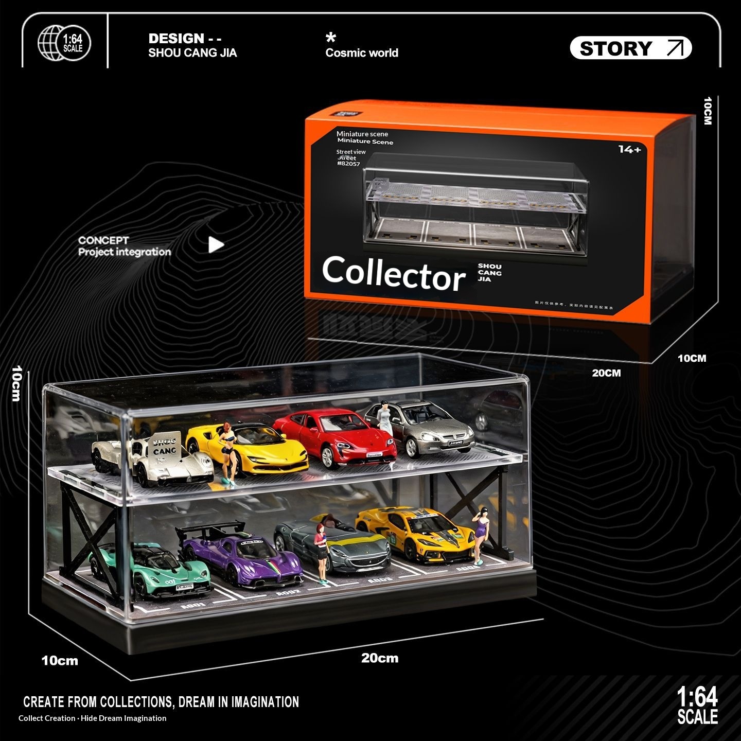 Diorama parkingu dwupiętrowego – Model Kit Diorama recenzja i cena