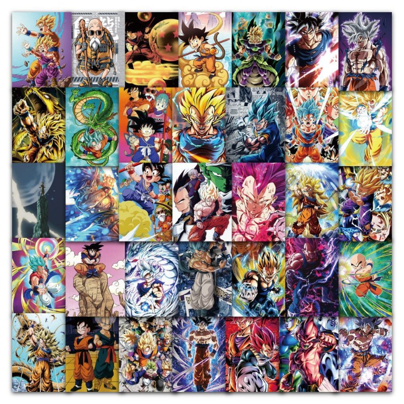 63 szt./worek Naklejki z kresk – Model Kit Dragon Ball recenzja i cena