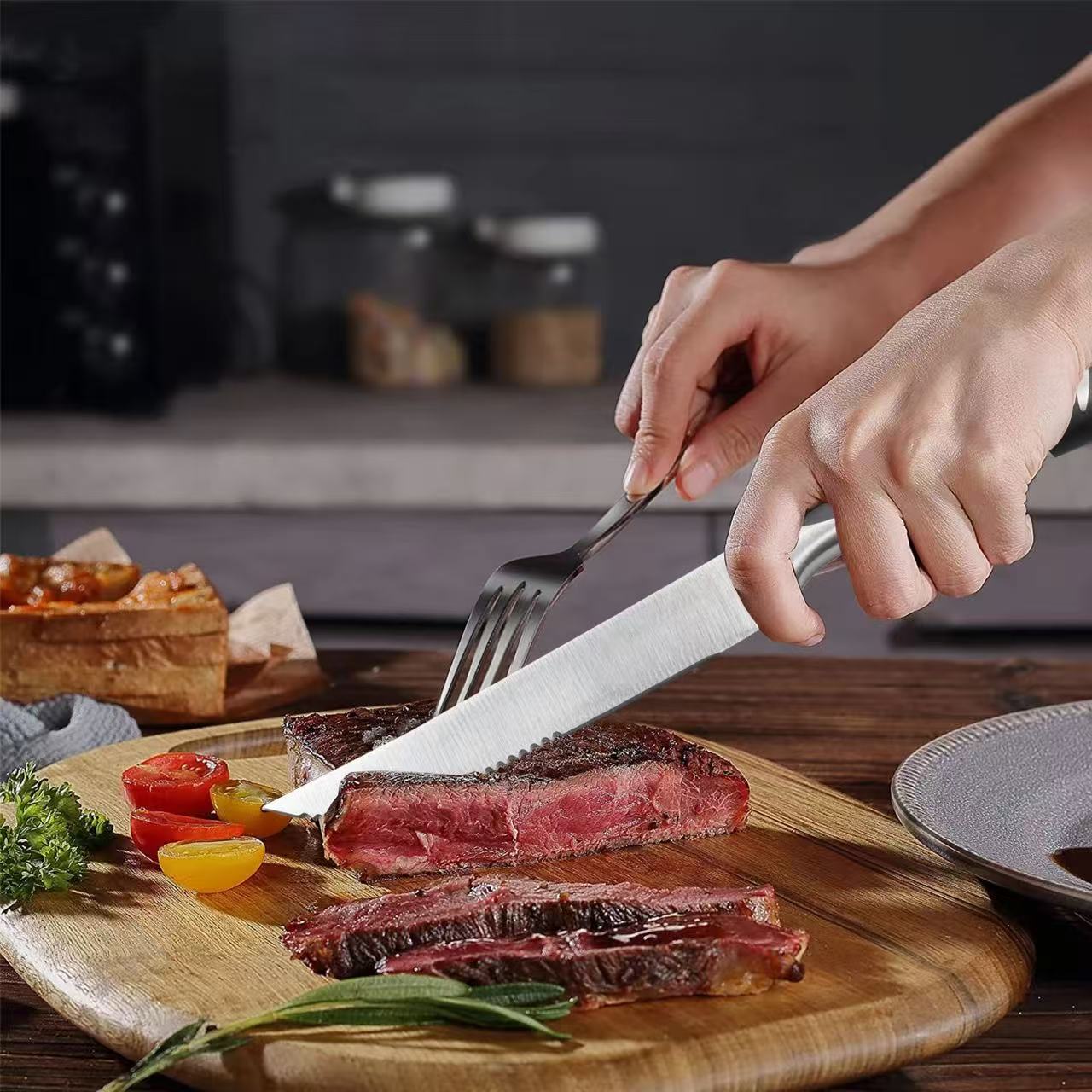 Zestaw noży kuchennych nowej g – Model Kitchen Set Aluminium recenzja i cena