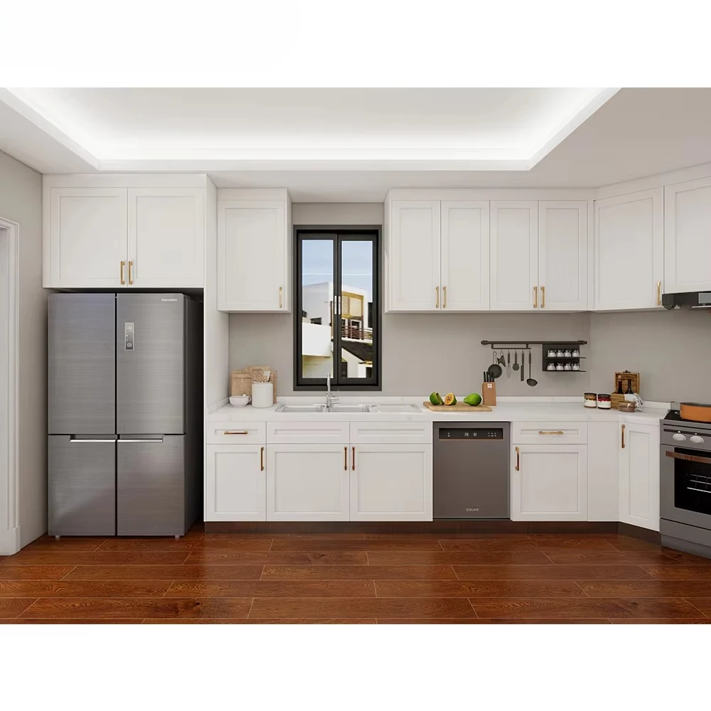 Kompletny zestaw białych szafe – Model Kitchen Set Aluminium recenzja i cena