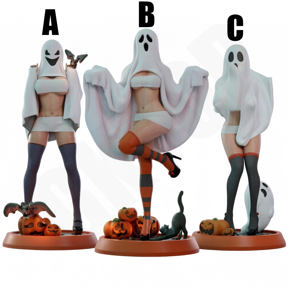 Halloweenowa Dama Ducha w Skal – Model Kit Diorama recenzja i cena