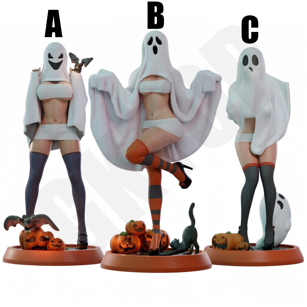 Halloweenowa Dama Ducha w Skal – Model Kit Diorama recenzja i cena