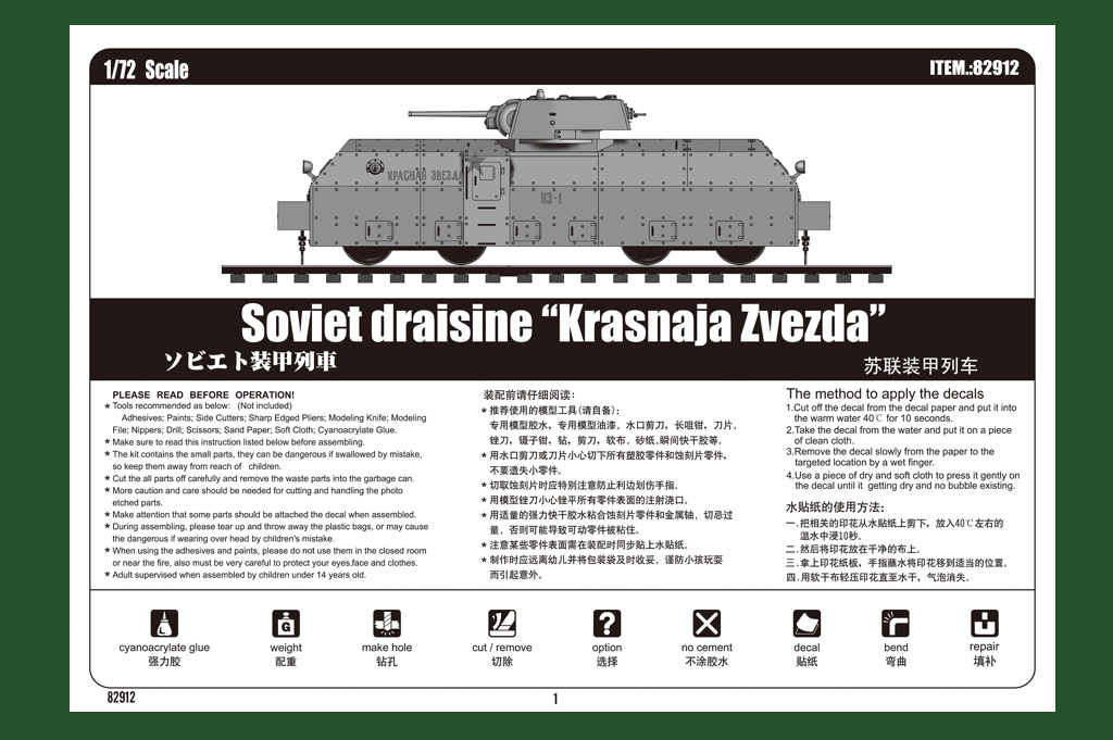 Hobbyboss 82912 Skala 1/72 Rad – Model Kit Zvezda recenzja i cena