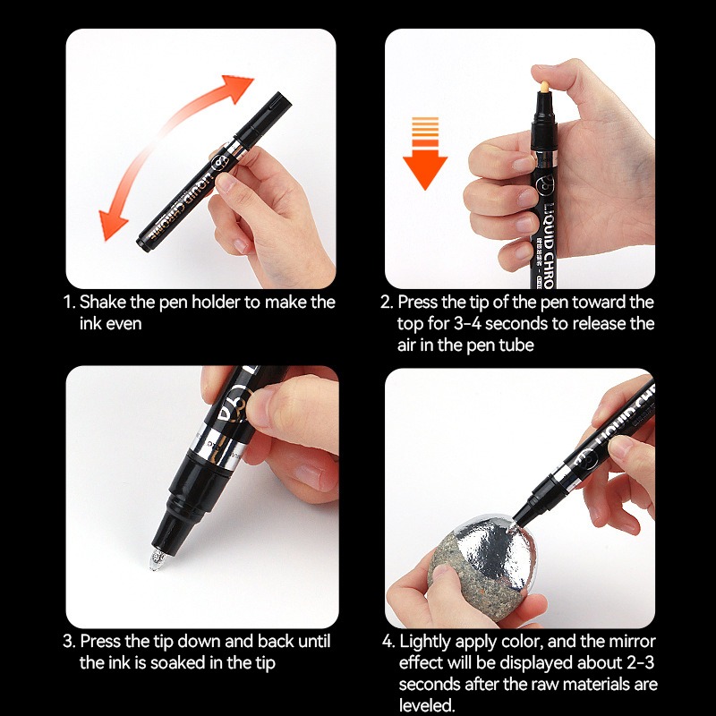 1-6 szt. Chromowany Marker Pis – Model Kit Markers recenzja i cena