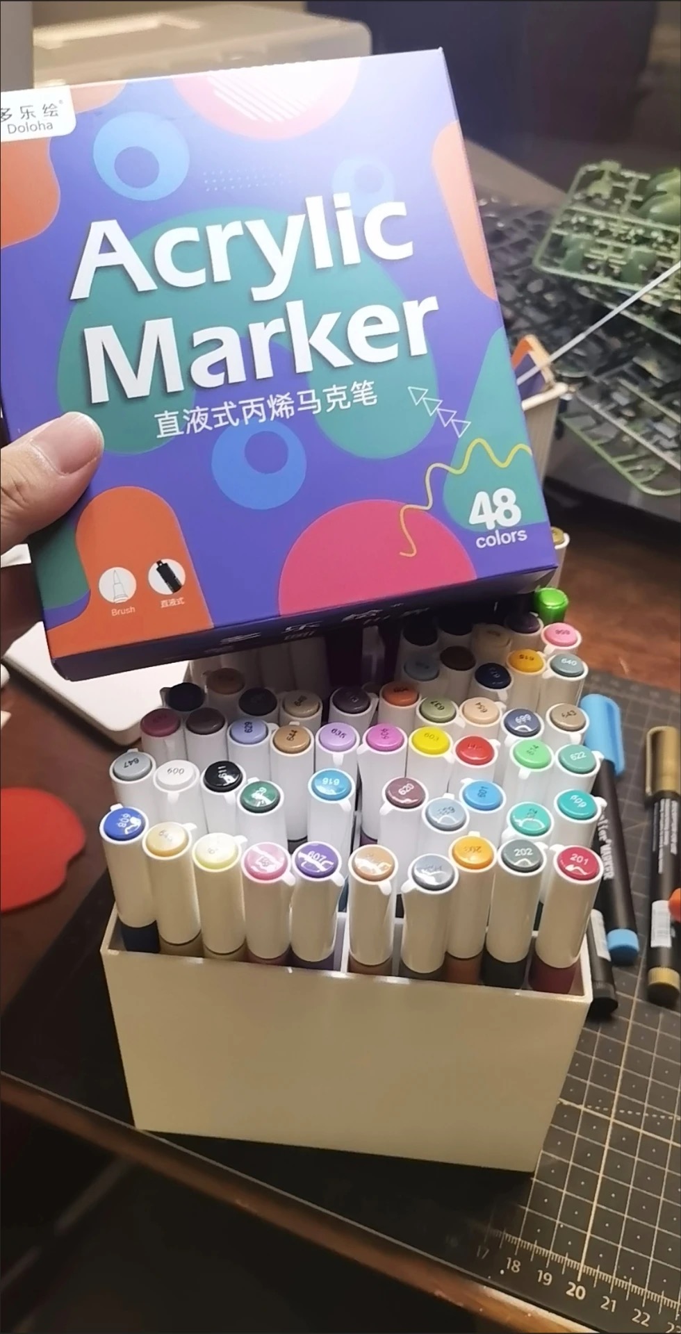 DOLOHA Doloha Zestaw 60 Koloró – Model Kit Markers recenzja i cena